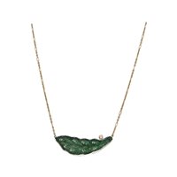 Collana Soprana Donna in Oro Giada CLGPT FOGLIA